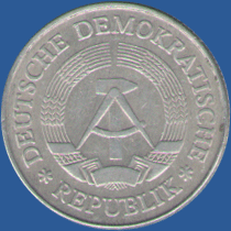 2 марки ГДР 1974 года
